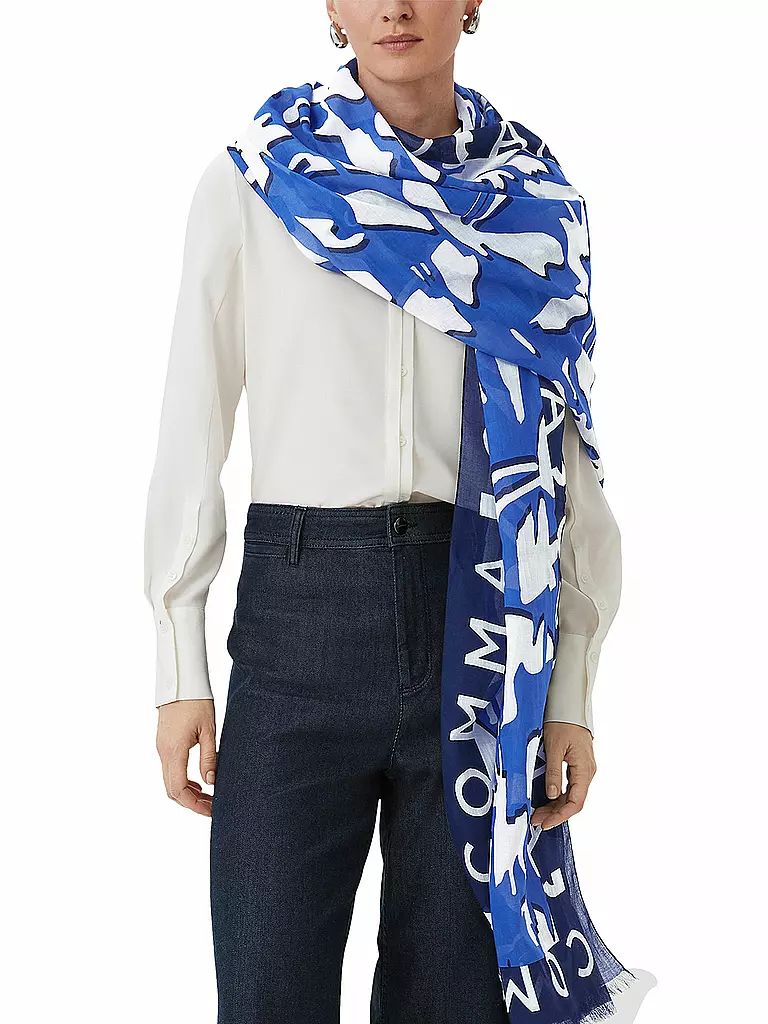 COMMA | Écharpe | Bleu