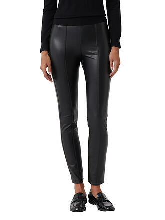 COMMA | Pantalon aspect cuir
