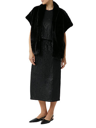 COMMA | Gilet aspect fourrure