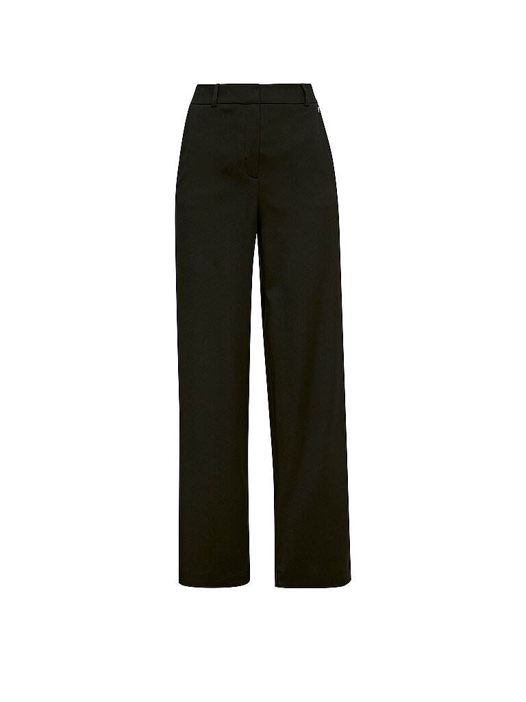 Pantalon taille haute noir 46