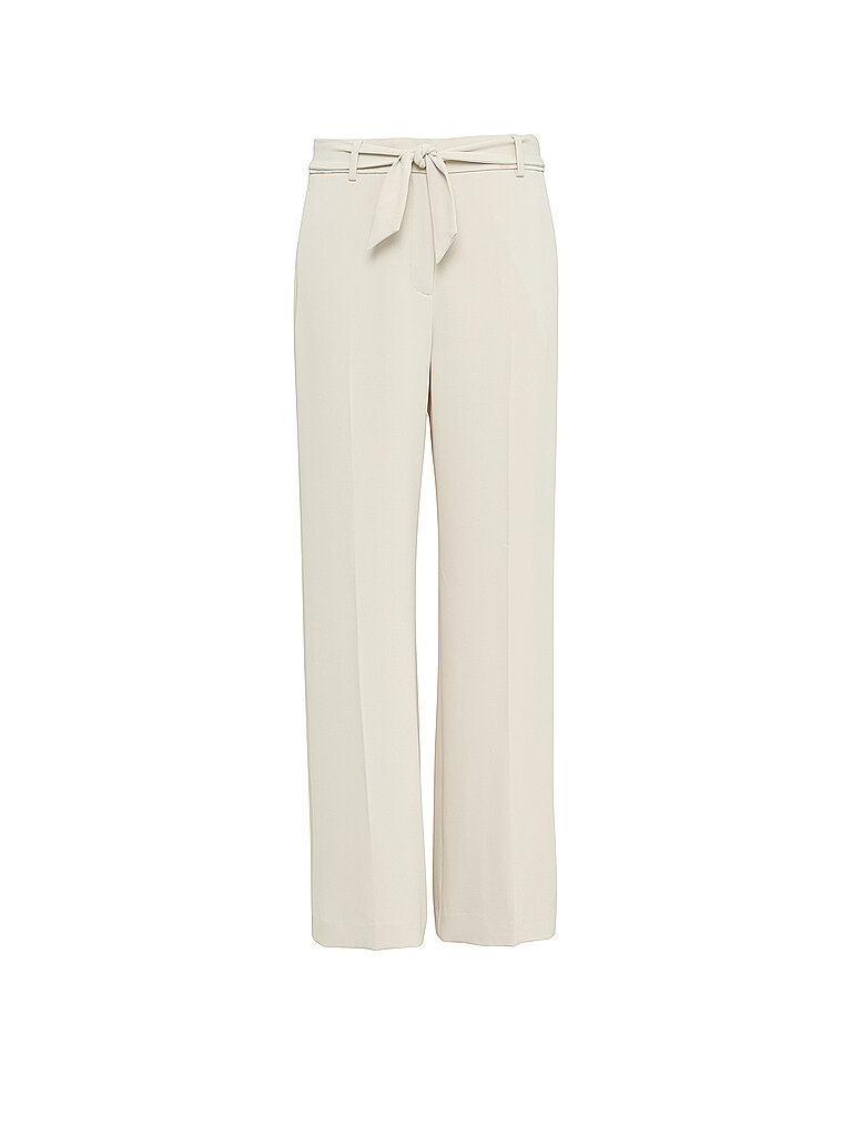 Pantalon de tailleur crème 44