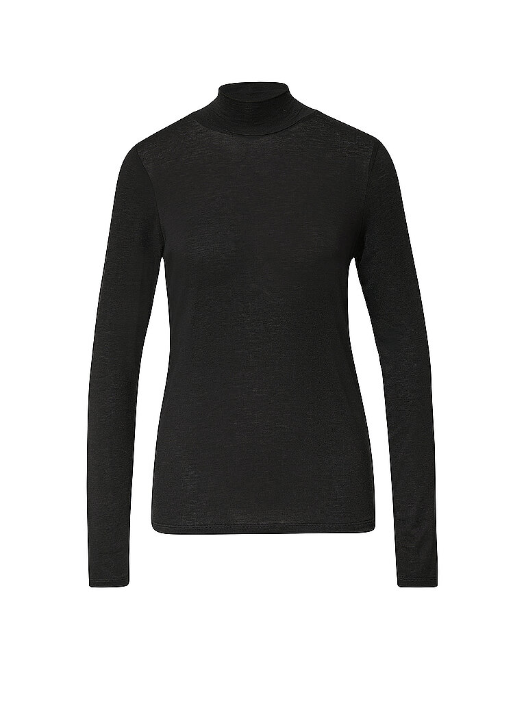 T-shirt à col roulé noir 34