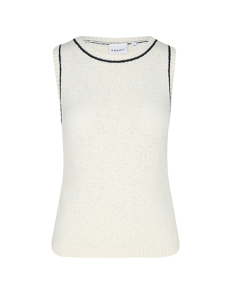 Comma Pullunder blanc 40
