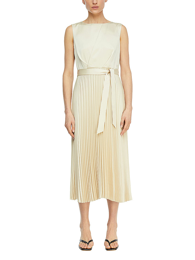 Comma Midikleid beige 38