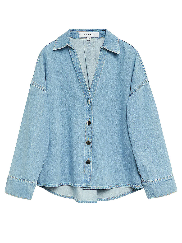 Comma Blouse en jean bleu 36