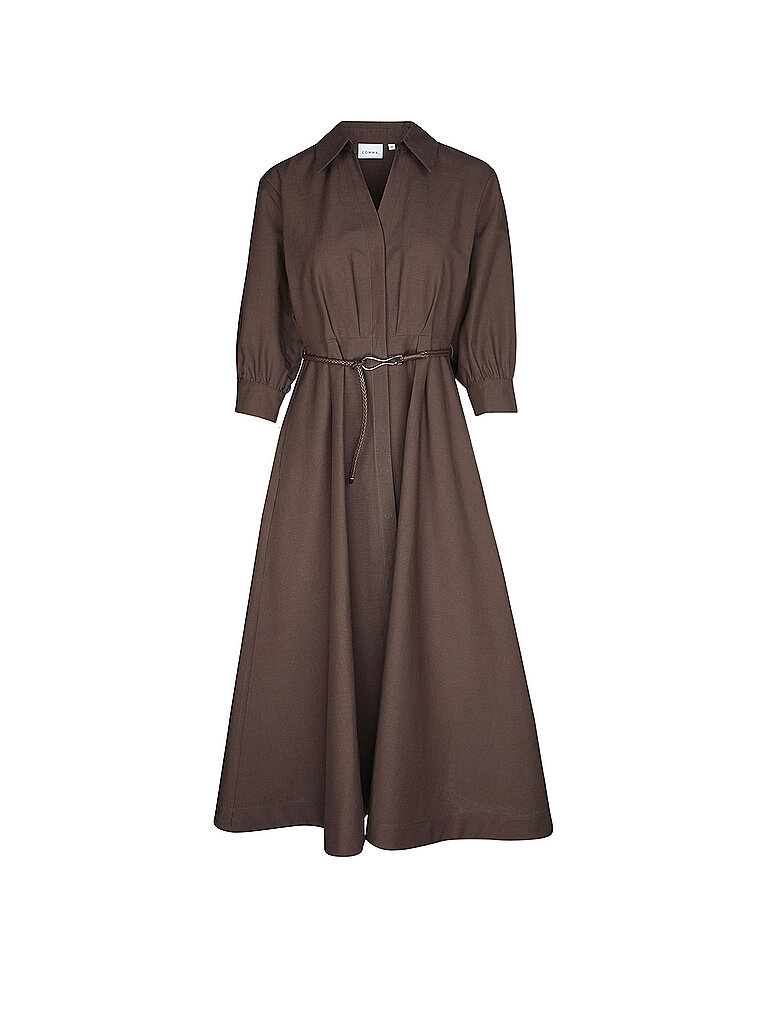 Comma Midikleid marron 38