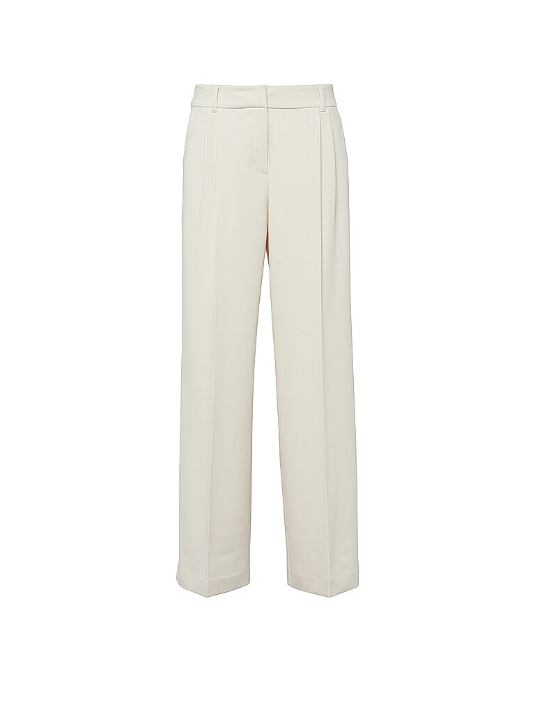 Pantalon de tailleur crème 46