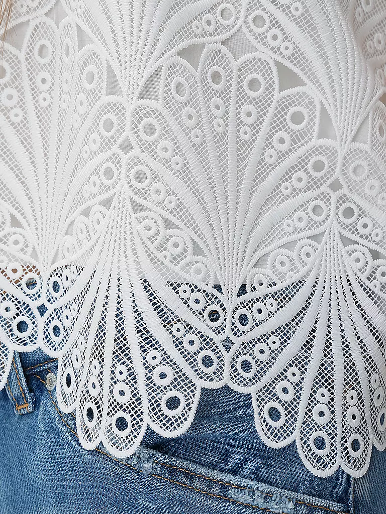 COMMA | Bluse | Blanc