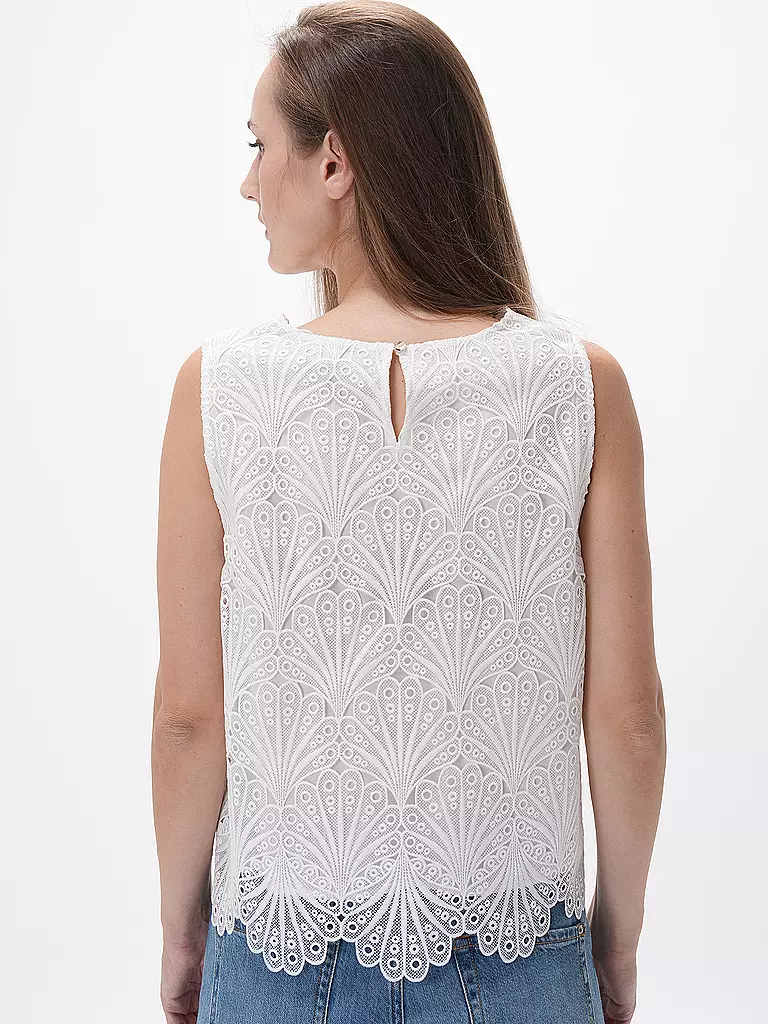 COMMA | Bluse | Blanc