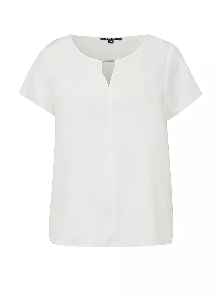 COMMA | Blusenshirt  | Blanc