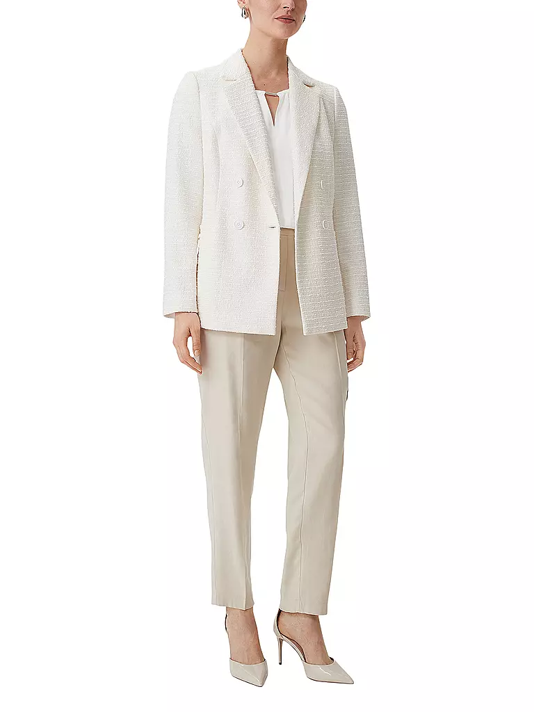 COMMA | Blusenshirt  | Blanc