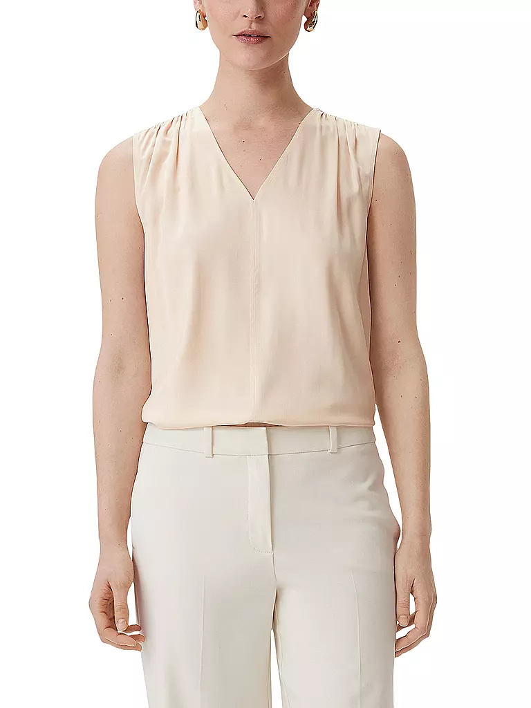 COMMA | Blusenshirt  | Crème