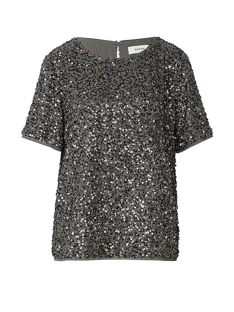 COMMA | Blusenshirt | Noir