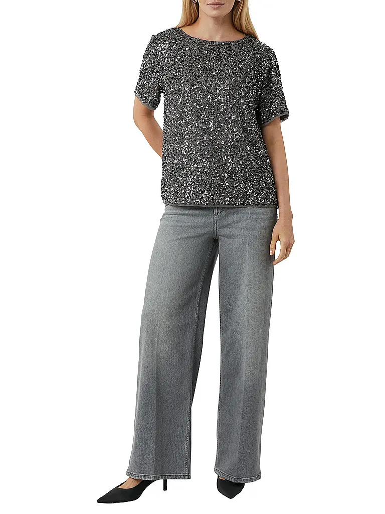 COMMA | Blusenshirt | Noir