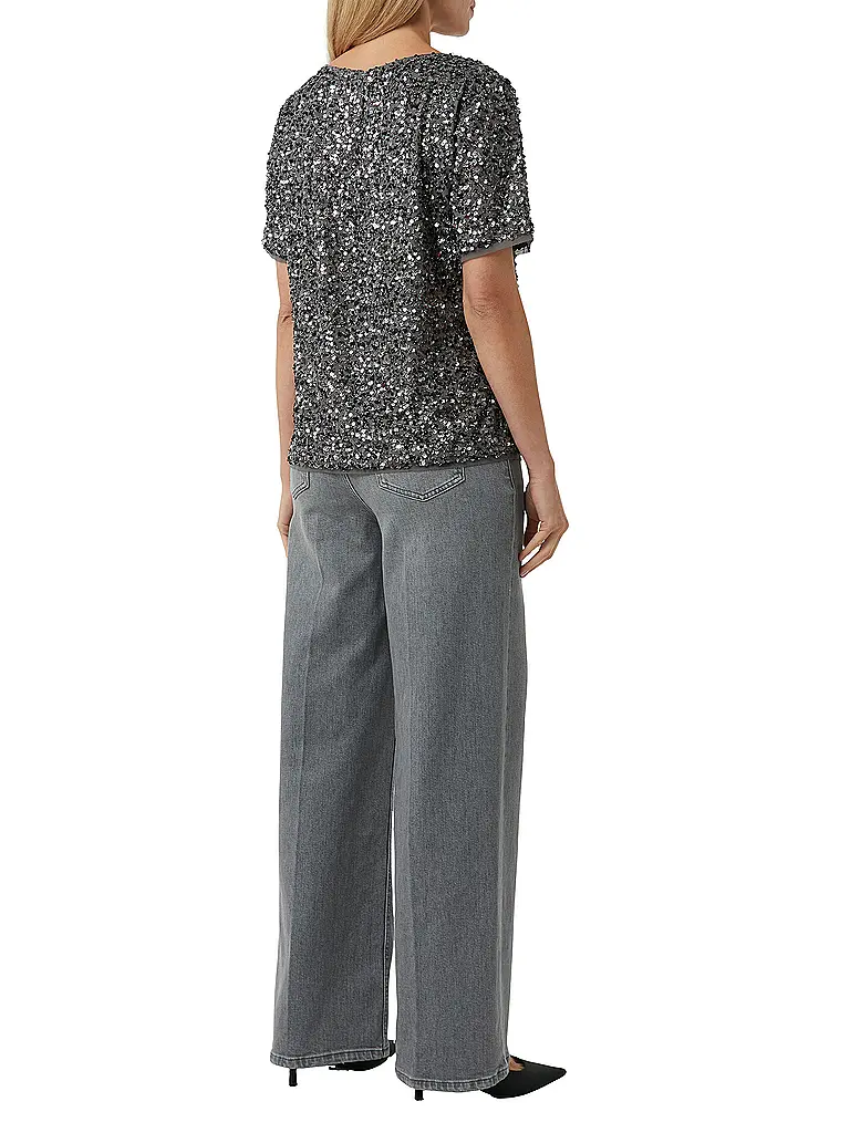 COMMA | Blusenshirt | Noir