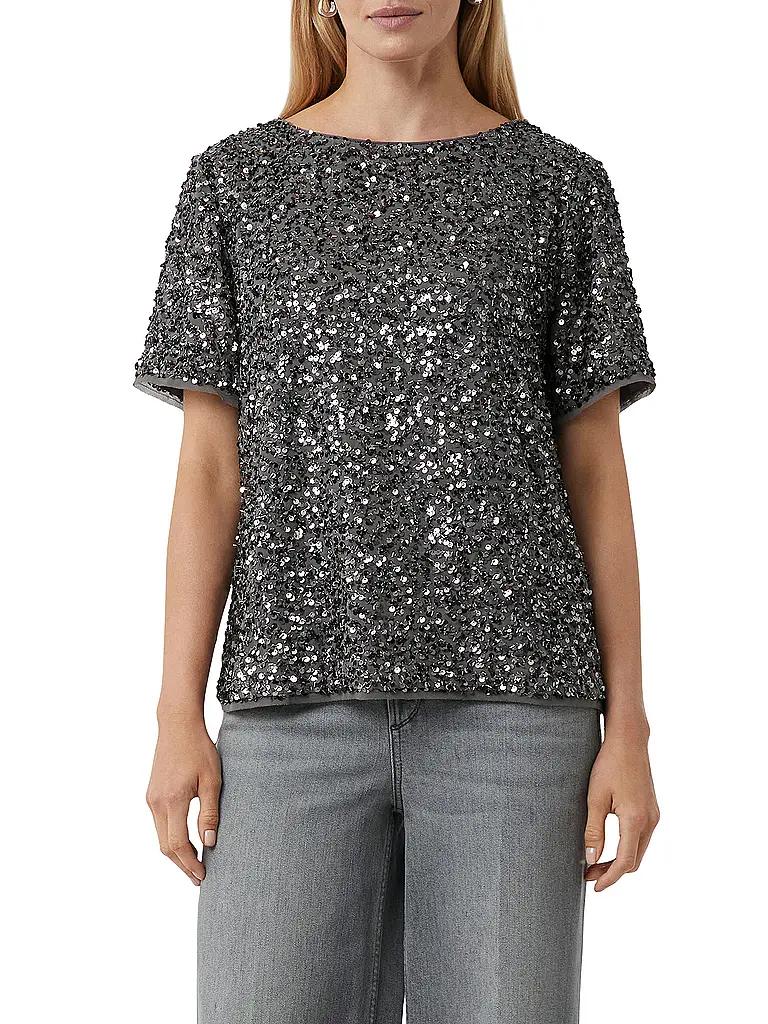 COMMA | Blusenshirt | Noir