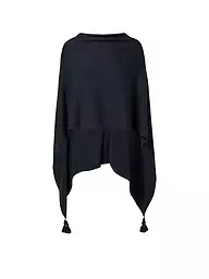 COMMA | Poncho - Cape | Bleu foncé