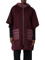 COMMA | Cape - Poncho | Rouge foncé