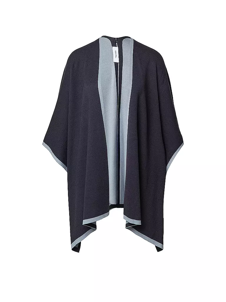COMMA | Cape - Poncho | dunkelblau