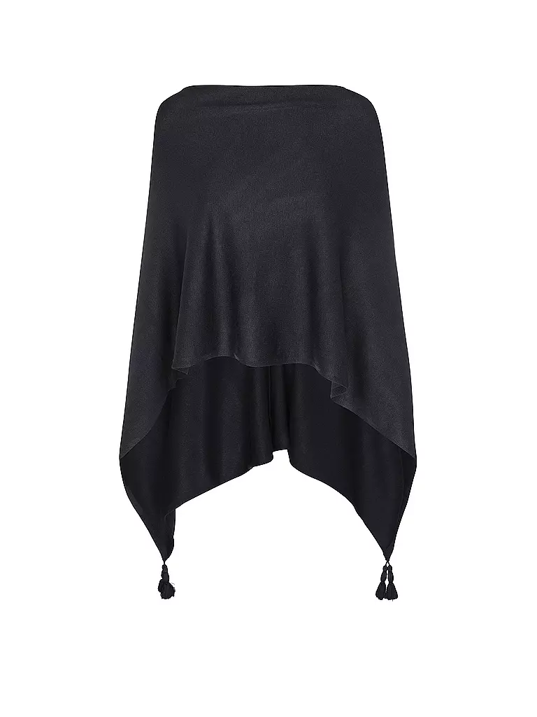COMMA | Cape - Poncho | dunkelblau