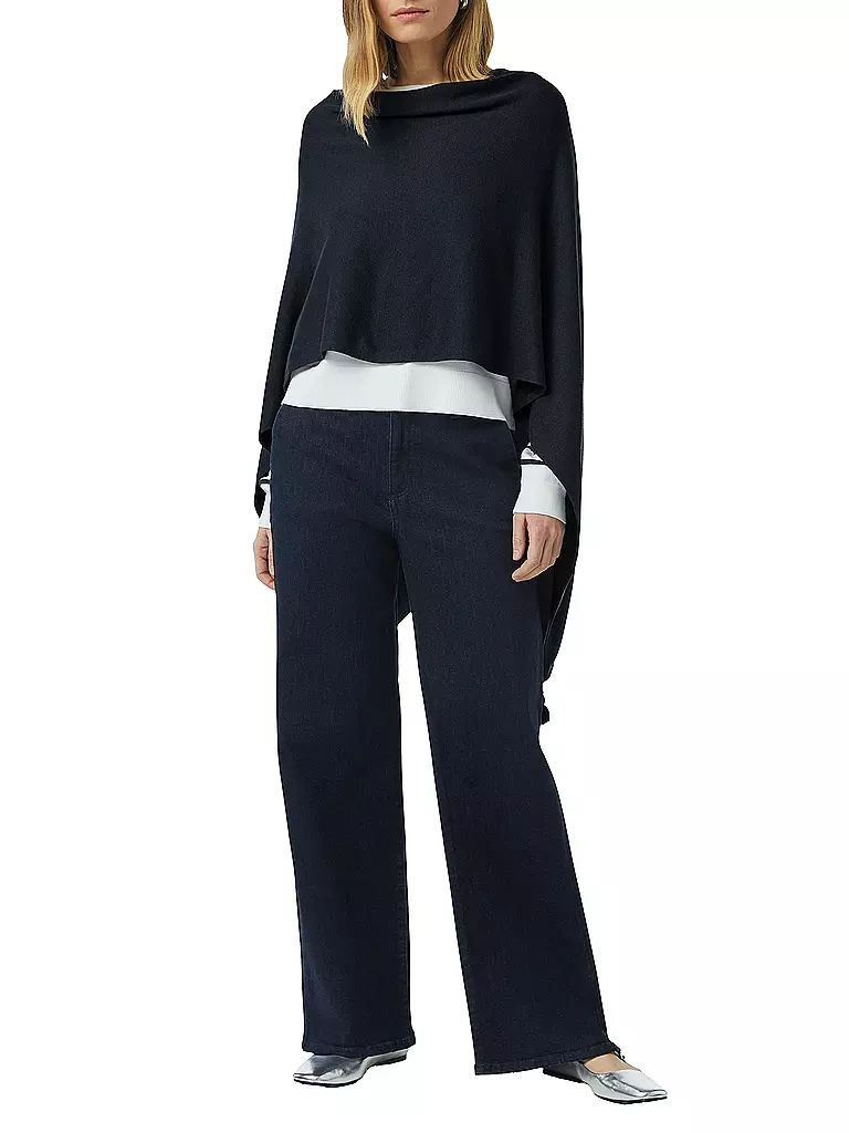 COMMA | Cape - Poncho | dunkelblau