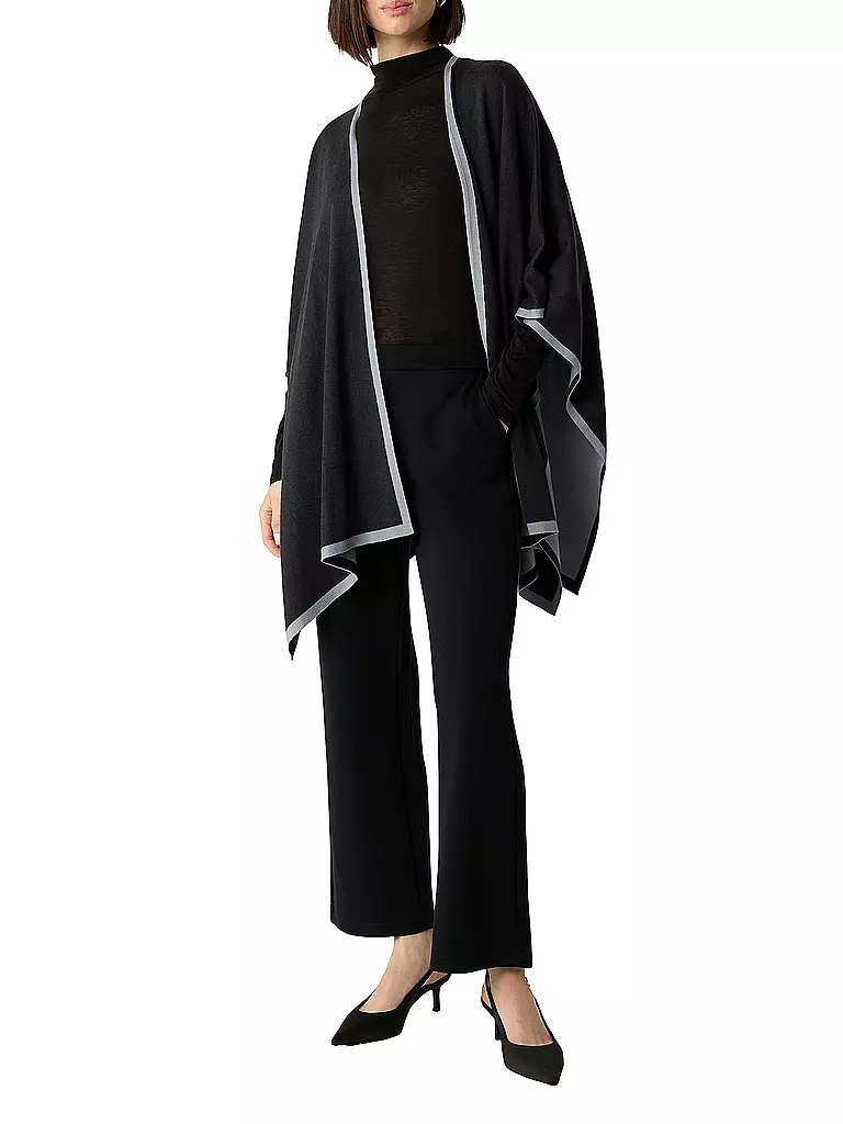 COMMA | Cape - Poncho | dunkelblau