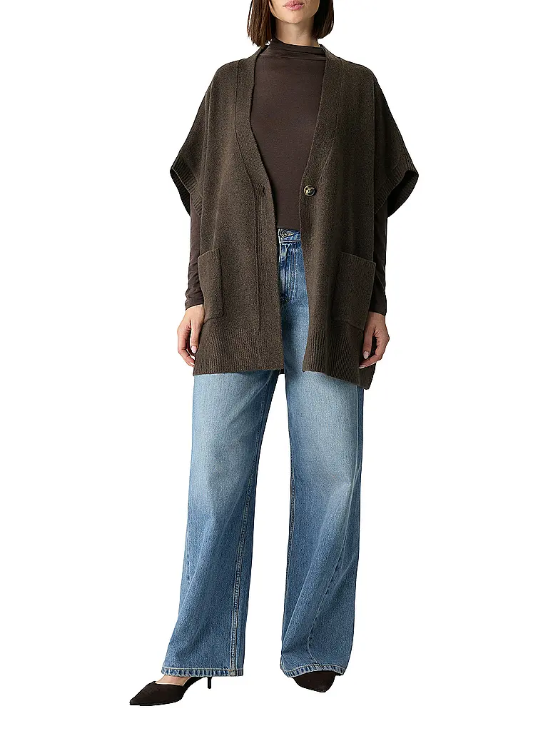 COMMA | Cardigan | Marron