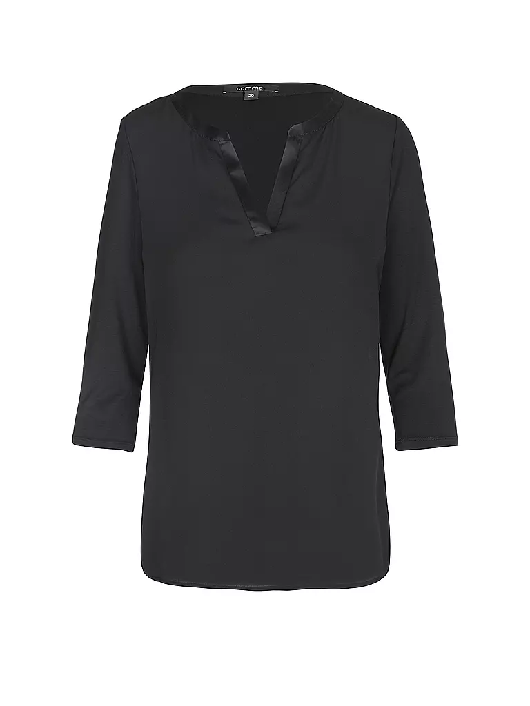 COMMA | Chemise | schwarz