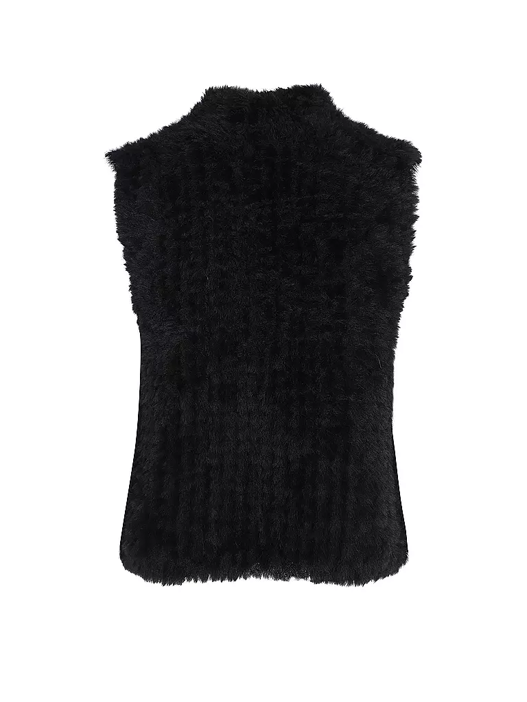 COMMA | Gilet aspect fourrure | 