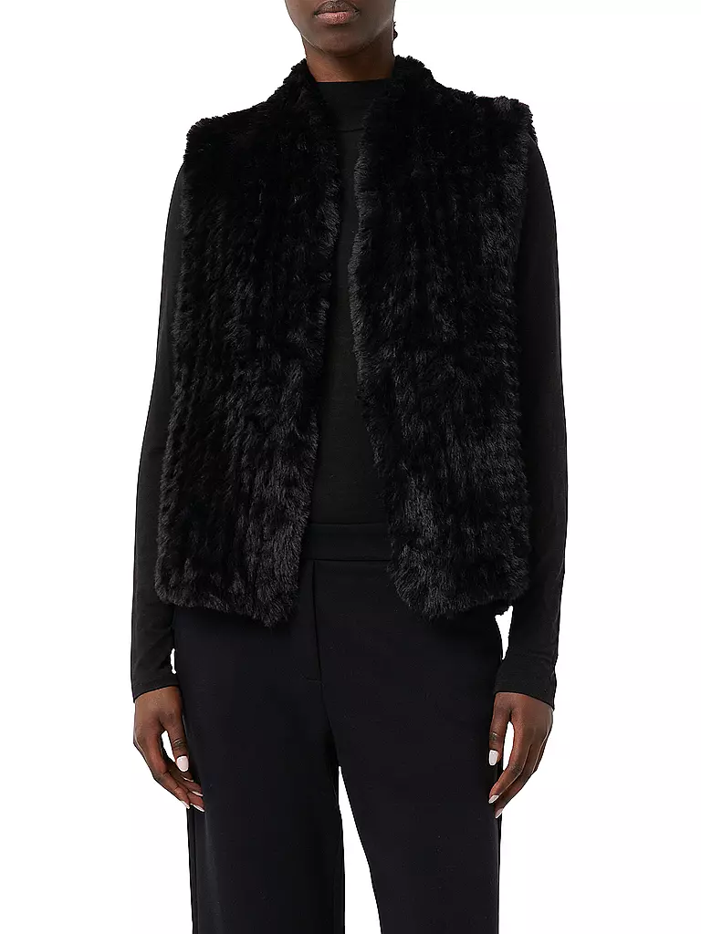 COMMA | Gilet aspect fourrure | 