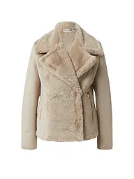 COMMA | Jacke in Felloptik | Camel