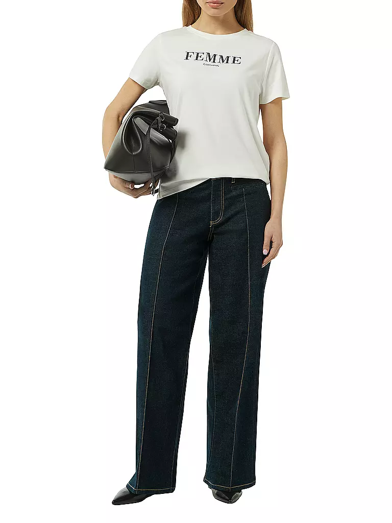 COMMA | Jeans Coupe Large | dunkelblau