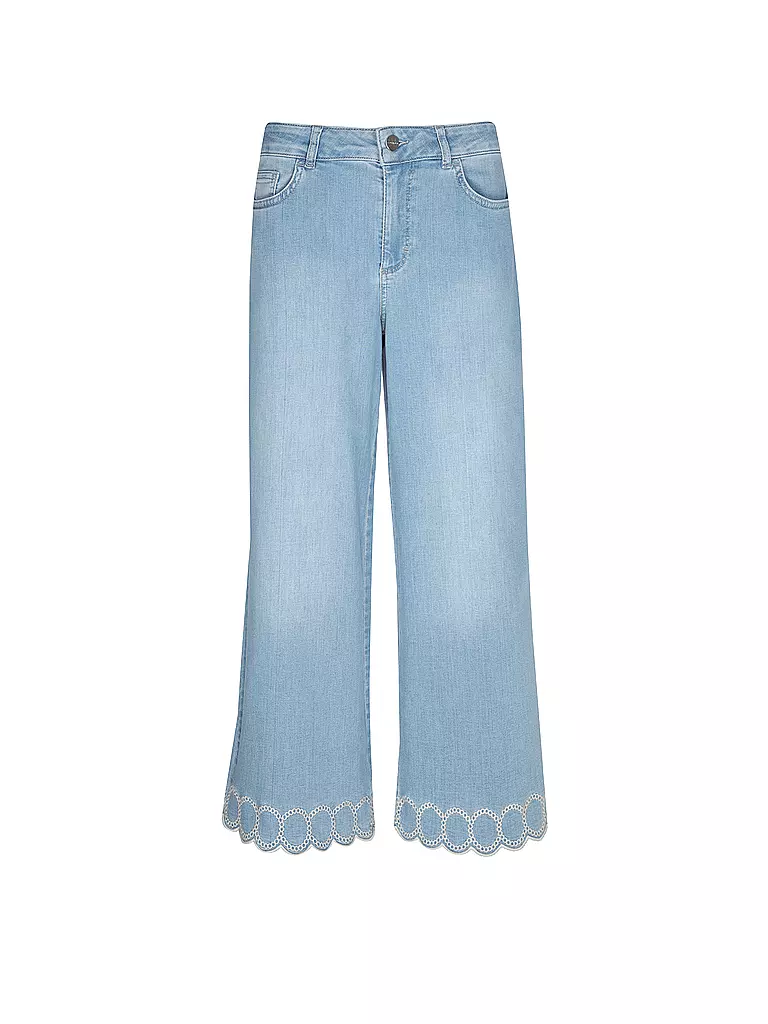 COMMA | Jeans Wide Leg 7/8 | Bleu