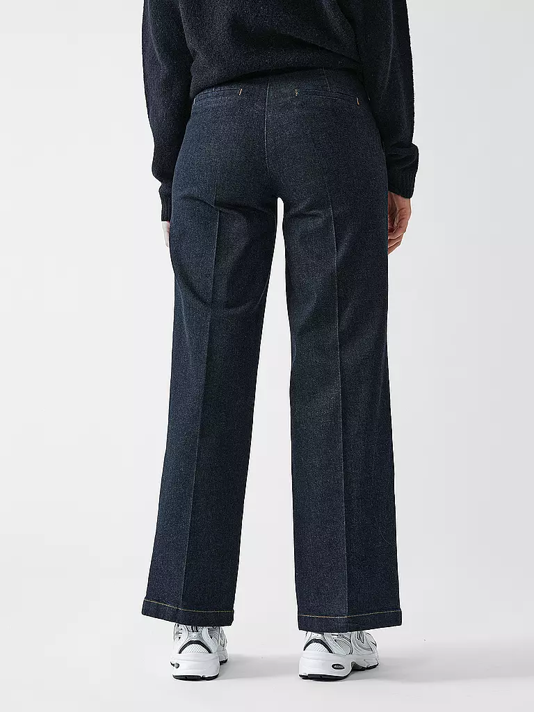 COMMA | Jeans Wide Leg | Bleu foncé