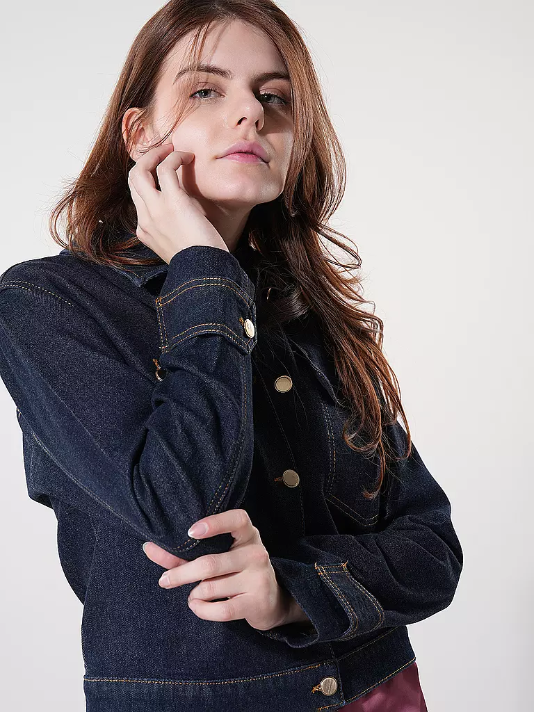 COMMA | Jeansjacke | Bleu foncé
