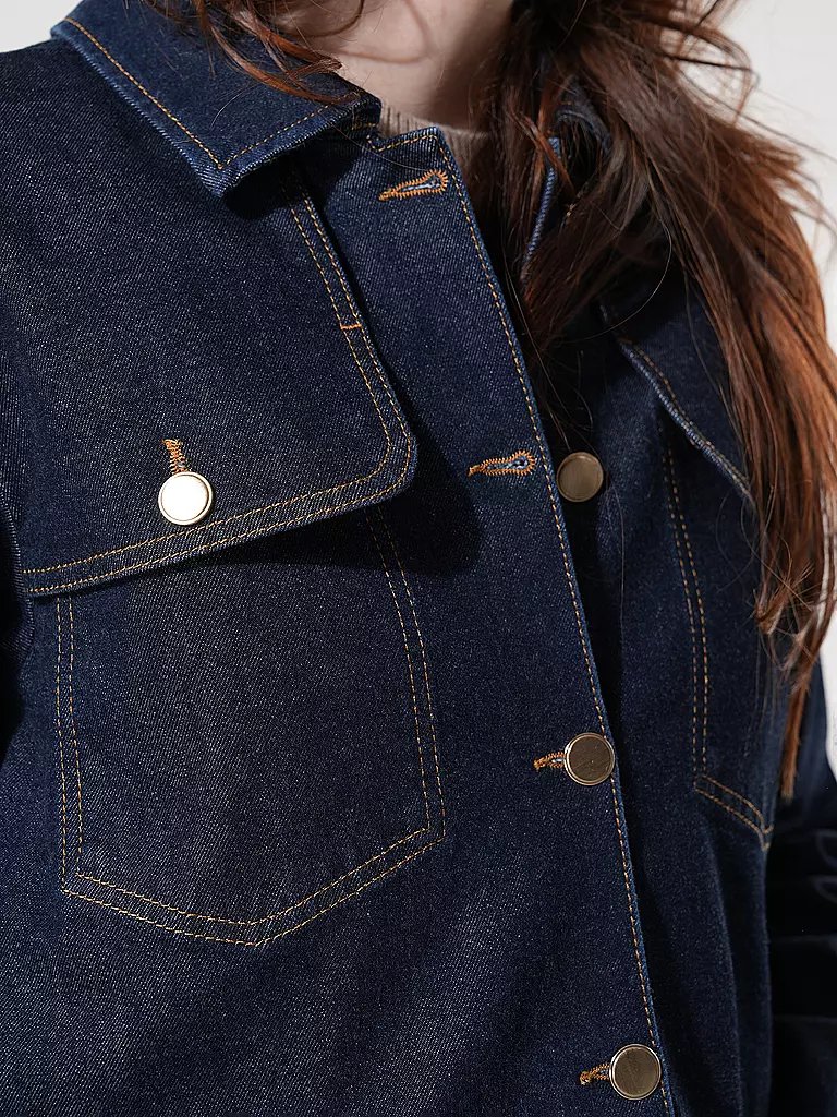 COMMA | Jeansjacke | Bleu foncé