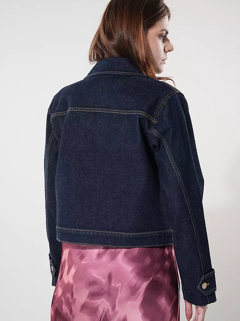 COMMA | Jeansjacke | Bleu foncé