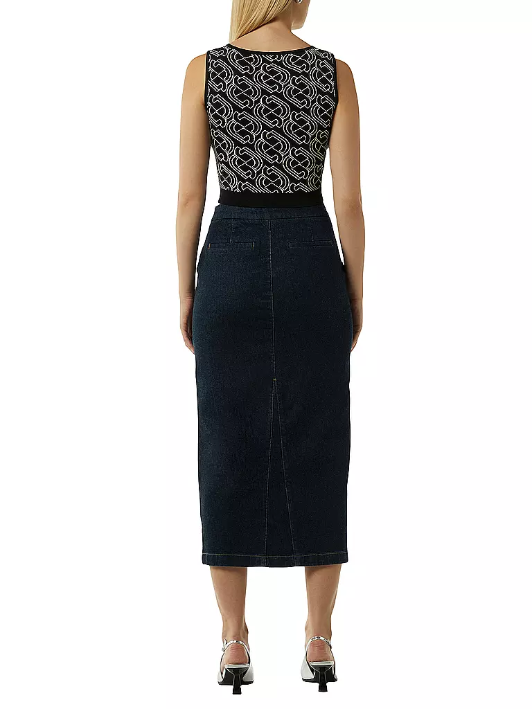 COMMA | Jeansrock | Bleu foncé