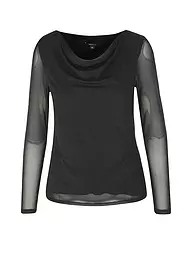 COMMA | Langarmshirt  | Noir