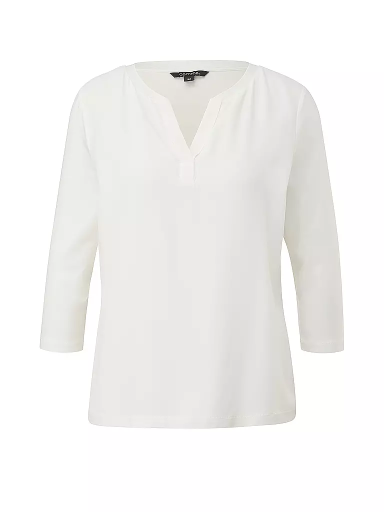 COMMA | Langarmshirt  | Blanc