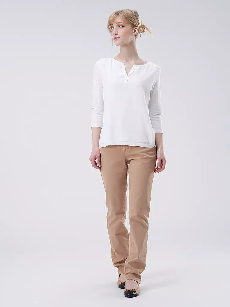 COMMA | Langarmshirt  | Blanc