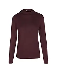 COMMA | Langarmshirt | Rouge foncé
