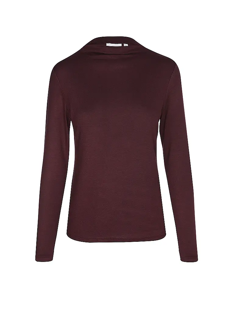 COMMA | Langarmshirt | dunkelrot
