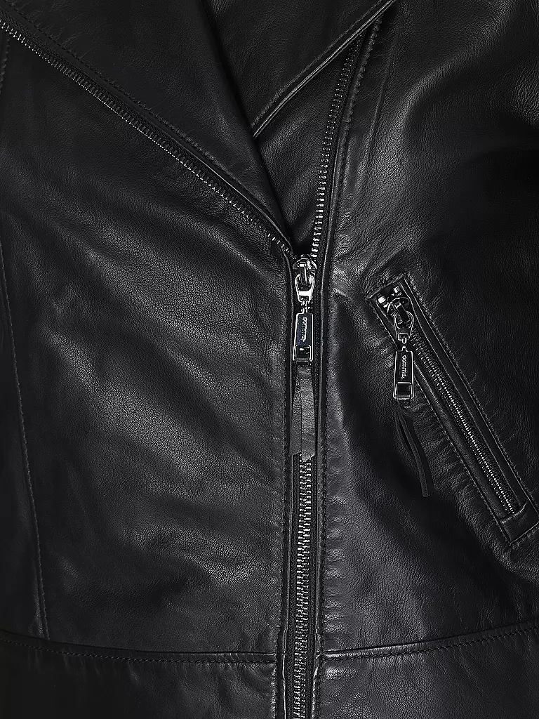 COMMA | Lederjacke | Noir