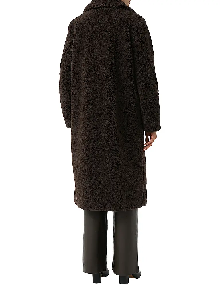 COMMA | Manteau aspect fourrure | Beige