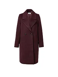 COMMA | Manteau en laine | Rouge foncé