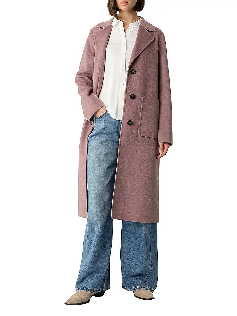 COMMA | Manteau en laine | Lilas