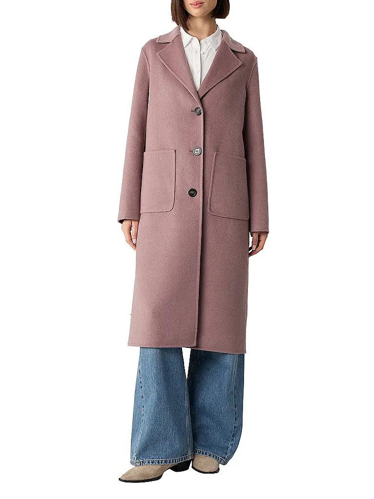 COMMA | Manteau en laine | Lilas