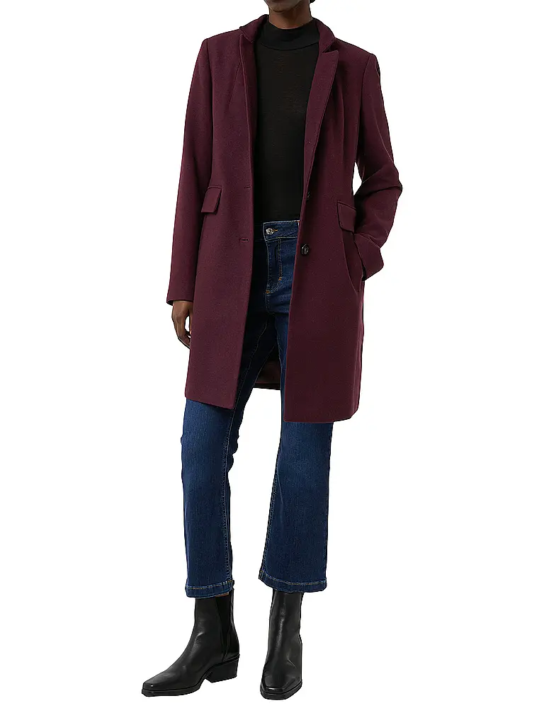 COMMA | Mantel | Rouge foncé