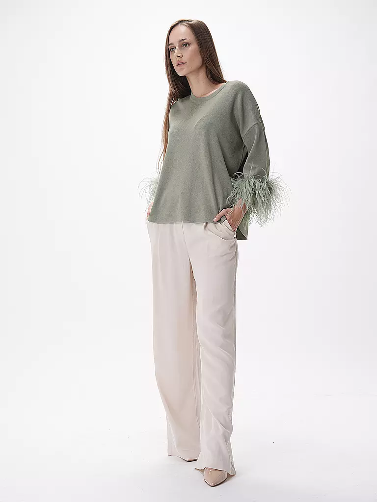 COMMA | Marlenehose  | Crème